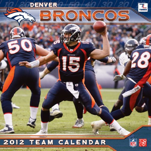 2012 DENVER BRONCOS MINI WALL CALENDAR