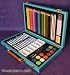Colorful Art Set For The Young Artist Has 68 Pieces in a Beautiful Hinged Box