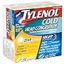 Tylenol Cold Head Congestion, Day (Non-Drowsy)/Night, Cool Burst Caplets, 24 caplets (Pack of 3)