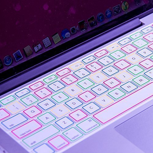 Xskn night luminous silicone laptop keyboard skin cover for macbo…