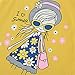 LittleSpring Little Girls Outfit Summer Holiday Cartoon 6-7 Daisy Yellow