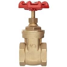 Dixon BGV200 Brass Gate Valve, 2" NPT Female