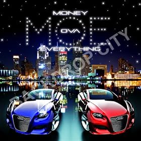 10'x10' Club Money Over Everything 2 Hip Hop Background Backdrop