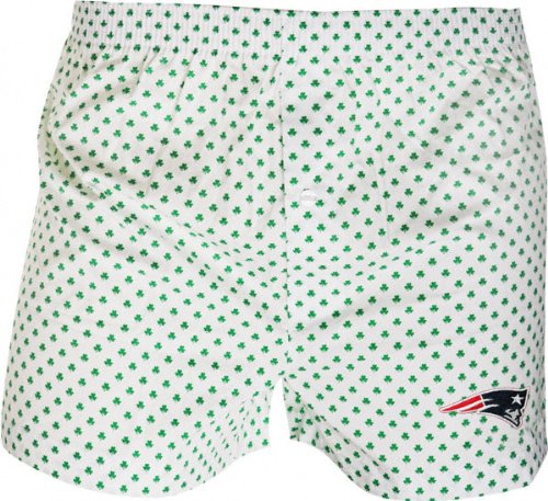 Buy New England Patriots Shamrock Boxer Shorts