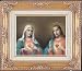 Immaculate Heart of Mary and Sacred Heart of Jesus by Simeone Framed Art, 13.5" x 15.5" - MADE IN ITALY