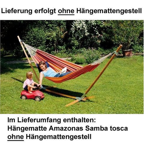 Hängematte Amazonas Samba tosca 230x160 bis 160kg
