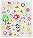 Tattoo King Multi-Colored Stickers-Spring Flowers