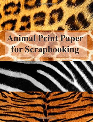 animal print paper for scrapbooking