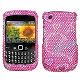Loving You Diamond Crystal Bling Protector Case for BlackBerry Curve 8520 8 ....