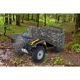 HEAVY DUTY WATERPROOF ATV COVER FITS UP TO 99" LENGTH SUPERIOR ATV COVERS 4-WHEELER 4X4 CAMOUFLAGE COLOR, POLARIS, SUZUKI, YAMAHA, KAWASAKI, HONDA, ATV COVER RANCHER, FOREMAN, FOURTRAX, RECON