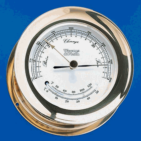 Weems and Plath Atlantis Collection Barometer and Thermometer Combination (Brass) by