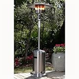 Fire Sense 46,000 BTU Propane ( LP ) Patio Heater, Finish