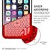 iPhone 6 Plus Case, Caseology [Sleek Armor Series] Slim Fitted Hard Exterior [Black / Red] [Metallic Shell] for Apple iPhone 6 Plus & iPhone 6S Plus