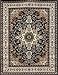 Generations New Oriental Traditional Isfahan Persian Area Rugs Rug 8023black 9' x 12'5