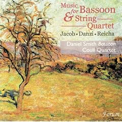 Jacob Music For Bassoon and String Quartet