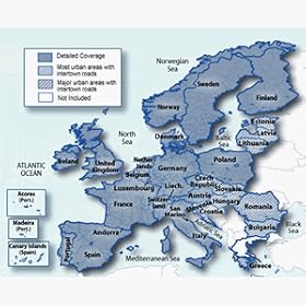 Europe MicroSD Map Card