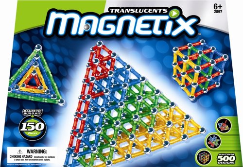 Toys: Magnetix 150 Count   Translucent
