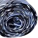 TopTie Unisex Black and Light Blue Plaid Skinny 2