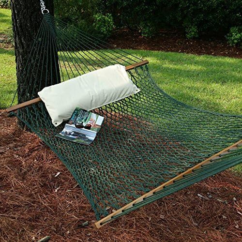 Pawleys Island Large DuraCord Rope Hammock, Green by The Hammock Source