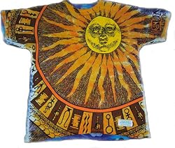 Sun Moon 2 Sided T-Shirt by Liquid Blue 100% Cotton Teens & Adults Shirt