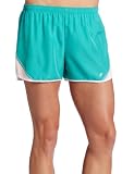 Asics Women's 3-Inch Split Short, Teal/Pink Petal, Medium