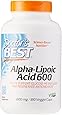 Alpha-Lipons&auml;ure  180 vegane Kapseln, glutenfrei, sojafrei, Non-GMO, Vegetarisch, Vegan 600mg v. Doctors Best Alpha-Lipoic Acid 