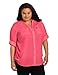 Calvin Klein Women's Plus-Size Zip Roll Sleeve