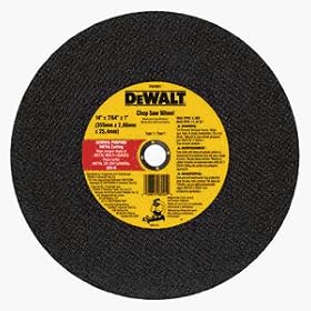 DeWalt DW8001 14 x 3 32 x 7 64 x 1 General Purpose Chop Saw Wheel-Metal (10-Pcs.) by DeWalt