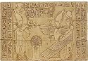 An Offering to Isis and Osiris Egyptian Wall Relief wall plaque