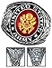Army Ring - White Rhodium Electroplated Ring with Army Ring - White Rhodium Electroplated Ring with