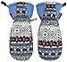 ANDORRA Women's Bohemian Waterproof Thinsulate Snow Mittens