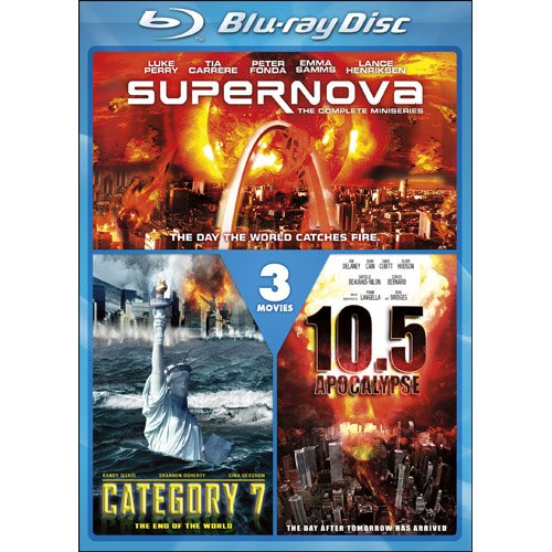 Cover art for  Supernova / Category 7: The End of the World / 10.5 Apocalypse [Blu-ray]
