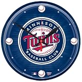 MLB Minnesota Twins Round Clock