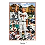 Legendary Sports Prints Baltimore Orioles Ironman Autographed Lithograph W/HOF 07
