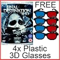 Final Destination 3D DVD + 4 Pairs of Plastic 3D Glasses