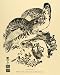 1883 Wood Engraving Grouse Fowl Japanese Ukiyoe Wood Block Print Edo Period Bird - Original Engraving