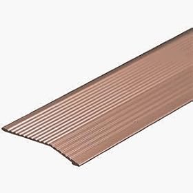 Extra Wide Fluted Carpet Trim Bar, 36 Pewter by MD Building Products