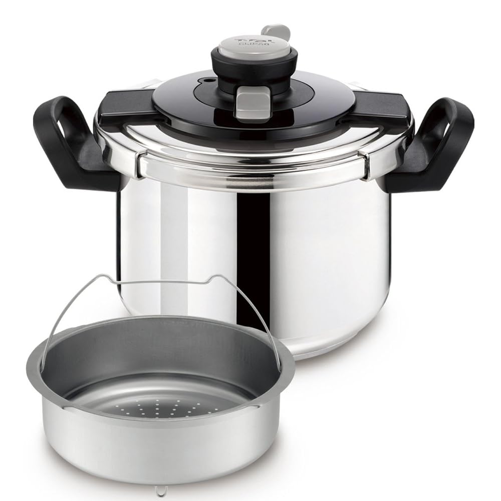 T-fal one-touch opening and closing pressure cooker clipso oasis 6L P4310733 New  eBay