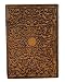 JKF174PINNACLE MARBLE INLAY LEATHER NOTEBOOK WITH DECKLE EDGE PAPERS,7*5"IN SIZE AND OF TOTALLY RECYCLED HANDMADE PAPER RS.2848.00