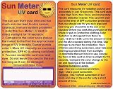 Sun Meter UV card - 6 cards, Plastic Cards