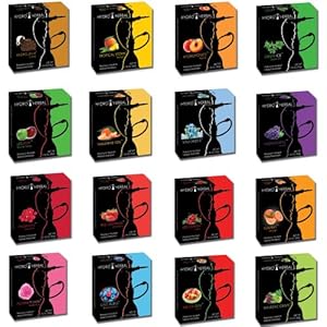 100% Tobacco and Nicotine Free Premium Hydro Herbal Hookah Shisha Molasses LOT OF 6