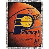 Indiana Pacers NBA Woven Tapestry Throw Blanket (48x60")"