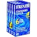 MAXELL 214006/214049?STANDARD GRADE STANDARD QUALITY VHS VIDEO TAPE (6 HOURS, 4 PK)