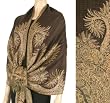 70" x 28" Big Paisley Jacquard Double Layer Woven Pashmina Shawl / Wrap / Stole ( 12 Beautiful Colors ) - New !