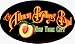 The Allman Brothers Band - Oval New York City Peach Logo on Black - Sticker / Decal Image