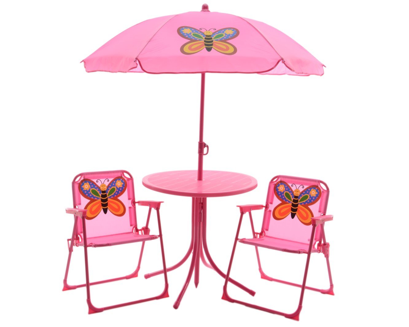 Kinder Gartenset Camping Gartenmöbel 2 Klappstühle 1 Tisch 1