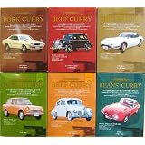 トヨタ自動車が作った絶品カレー！トヨタ博物館カレー 全種類各一個をセットにした グルメE 6個セット　化粧箱入り　さすがトヨタ、電子レンジでチンOKのレトルト！