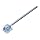 Vestil BOL-FD-36-G Galvanized Folding Bollard, Steel, 1-3/4" Diameter, 42" Extended Height
