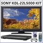 Sony BRAVIA� L Series KDL-22L5000 22-Inch 720p LCD HDTV + DVD Accessory Kit