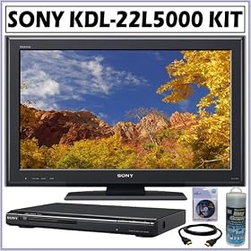 Sony BRAVIA® L Series KDL 22L5000 22 Inch 720p LCD HDTV + DVD Accessory Kit Sony BRAVIA® L Series KDL-22L5000 22-Inch 720p LCD HDTV + DVD Accessory Kit